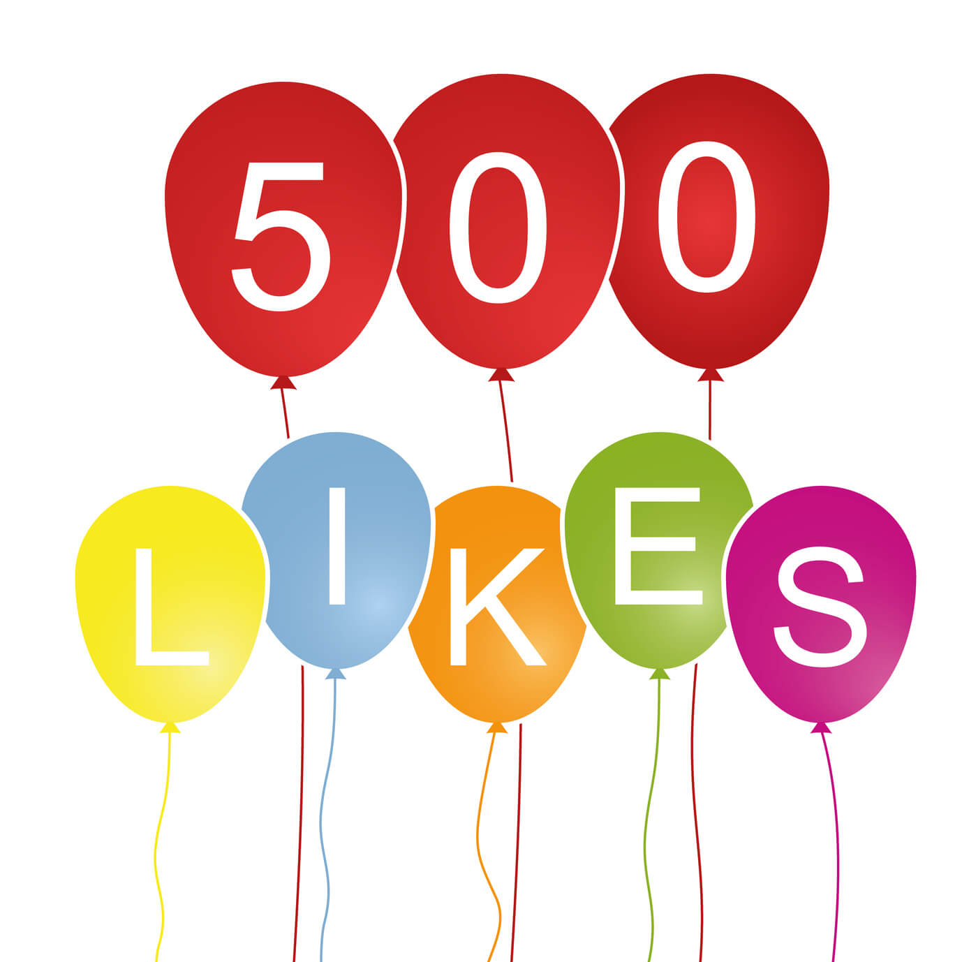 500 likes